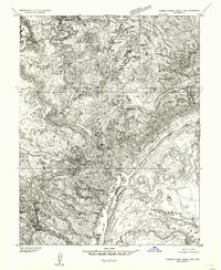 Stinking Spring Creek 3 SW topographic map thumbnail