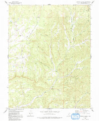 Straight Canyon 1980 topographic map thumbnail