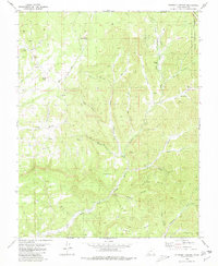 Straight Canyon 1980 topographic map thumbnail