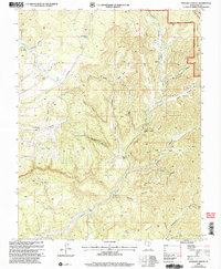 Straight Canyon 2002 topographic map thumbnail