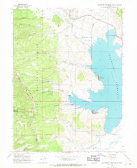 Strawberry Reservoir NW 1966 topographic map thumbnail