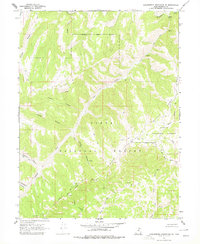 Strawberry Reservoir SE 1967 topographic map thumbnail