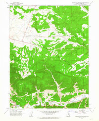 Strawberry Pinnacles 1962 topographic map thumbnail