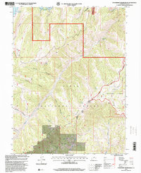 Strawberry Reservoir SE 1996 topographic map thumbnail