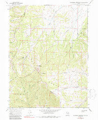 Strawberry Reservoir SW 1966 topographic map thumbnail
