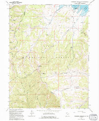 Strawberry Reservoir SW 1994 topographic map thumbnail