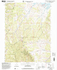 Strawberry Reservoir SW 1998 topographic map thumbnail