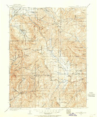 Strawberry Valley 1907 topographic map thumbnail