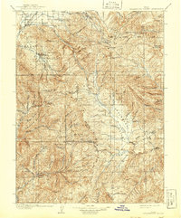 Strawberry Valley 1909 topographic map thumbnail