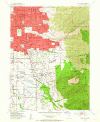 Sugar House 1952 topographic map thumbnail