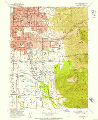 Sugar House 1952 topographic map thumbnail