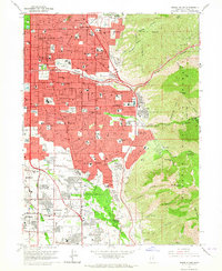 Sugar House 1963 topographic map thumbnail