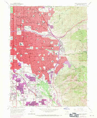 Sugar House 1963 topographic map thumbnail