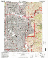 Sugar House 1998 topographic map thumbnail