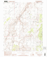Sugarloaf Butte 1988 topographic map thumbnail