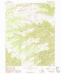 Summerhouse Ridge 1985 topographic map thumbnail