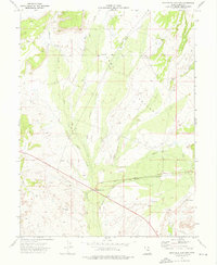 Sunnyside Junction 1972 topographic map thumbnail