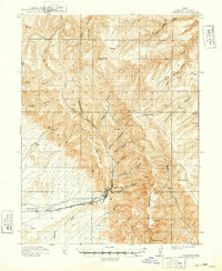 Sunnyside 1915 topographic map preview