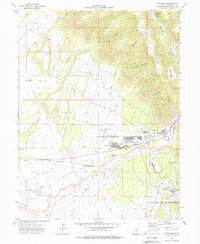 Sunnyside 1972 topographic map thumbnail