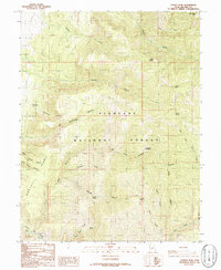 Sunset Peak 1986 topographic map preview