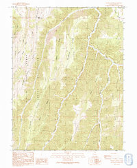 Supply Canyon 1991 topographic map thumbnail