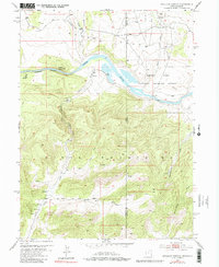 Swallow Canyon 1952 topographic map thumbnail