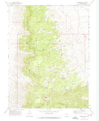 Swasey Peak 1972 topographic map thumbnail