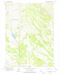 Tabby Mountain 1962 topographic map thumbnail