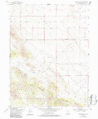 Tabbys Peak SE 1955 topographic map thumbnail