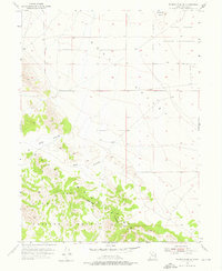 Tabbys Peak SE 1955 topographic map thumbnail