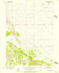 Tabbys Peak SE 1955 topographic map thumbnail