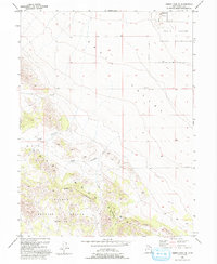Tabbys Peak SE 1993 topographic map thumbnail