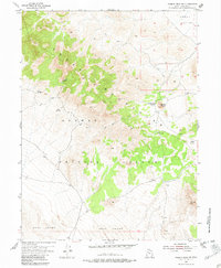 Tabbys Peak SW 1955 topographic map thumbnail
