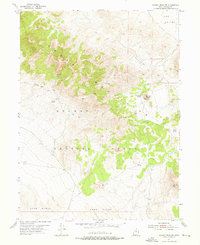 Tabbys Peak SW 1955 topographic map thumbnail