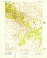 Tabbys Peak SW 1955 topographic map thumbnail