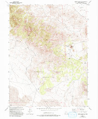 Tabbys Peak SW 1955 topographic map thumbnail