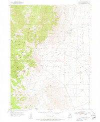 Tabbys Peak 1955 topographic map thumbnail