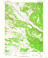Tabiona 1962 topographic map thumbnail