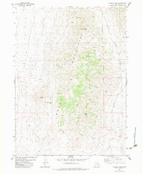 Tangent Peak 1983 topographic map thumbnail