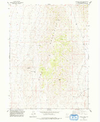 Tangent Peak 1991 topographic map thumbnail