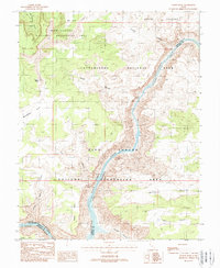 Teapot Rock 1988 topographic map thumbnail