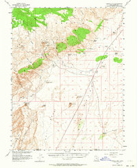 Temple Mtn 1953 topographic map thumbnail