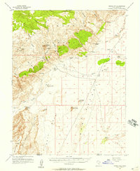 Temple Mtn 1953 topographic map thumbnail