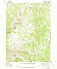 Temple Peak 1969 topographic map preview