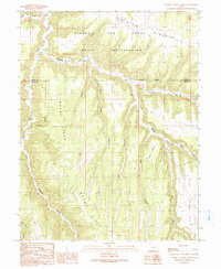 Tenmile Canyon North 1991 topographic map preview