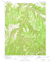 Tenmile Canyon 1963 topographic map thumbnail