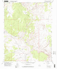 Tenmile Flat 1964 topographic map thumbnail