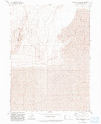 Terrace Mountain East 1991 topographic map thumbnail