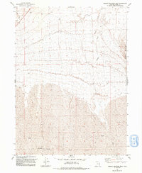 Terrace Mountain West 1991 topographic map thumbnail