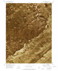 Tetzlaff Peak 1971 topographic map thumbnail